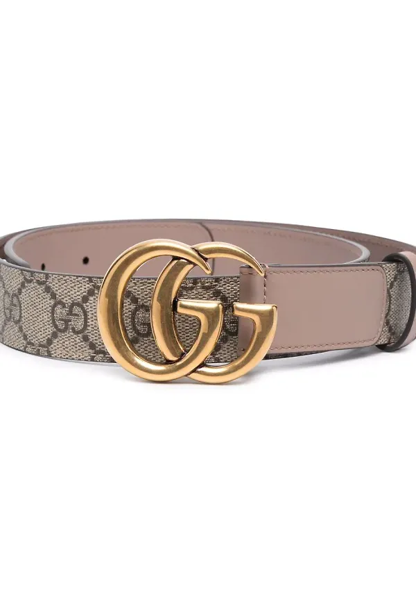 Gucci bälte med spänne - Brun