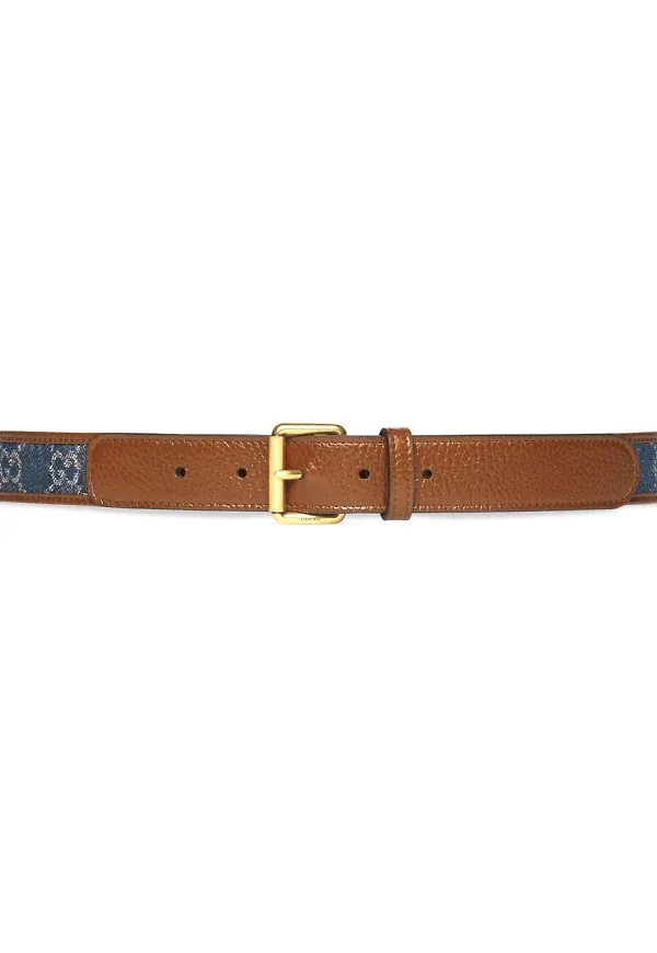 Gucci bälte med spänne - Brun
