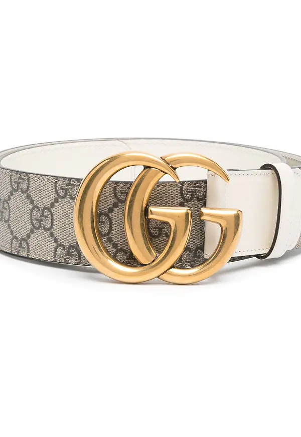 Gucci bälte med spänne - Neutral