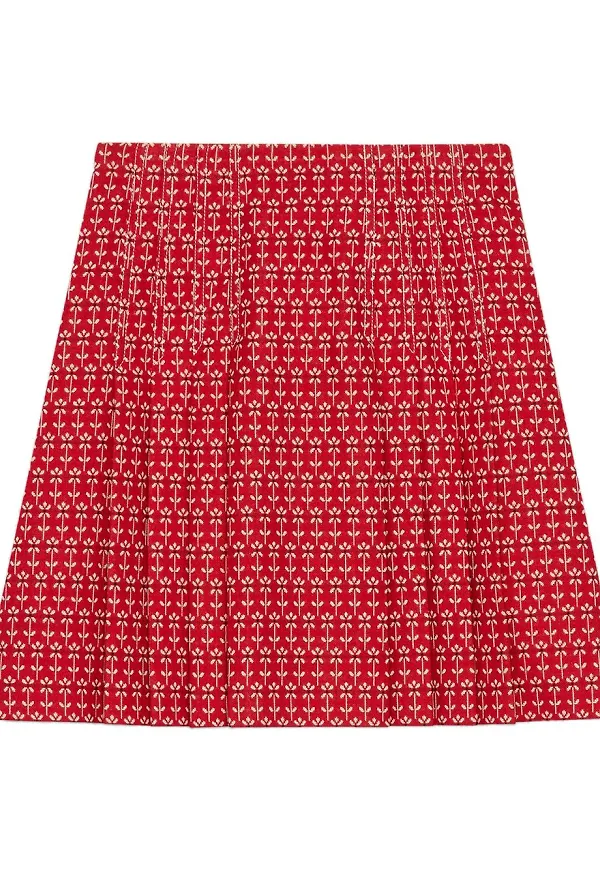 Gucci Daisy minikjol - Röd