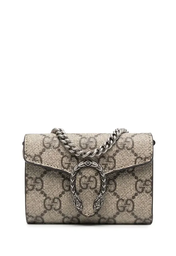 Gucci Dionysus axelremsväska - Brun