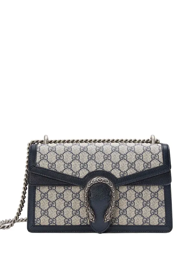 Gucci Dionysus GG Supreme axelväska - Blå