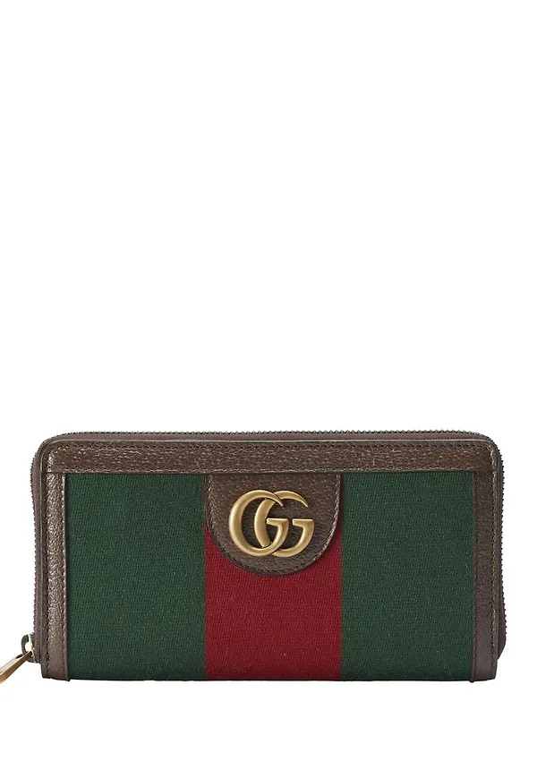 Gucci Doppia G kontinentalplånbok - Brun