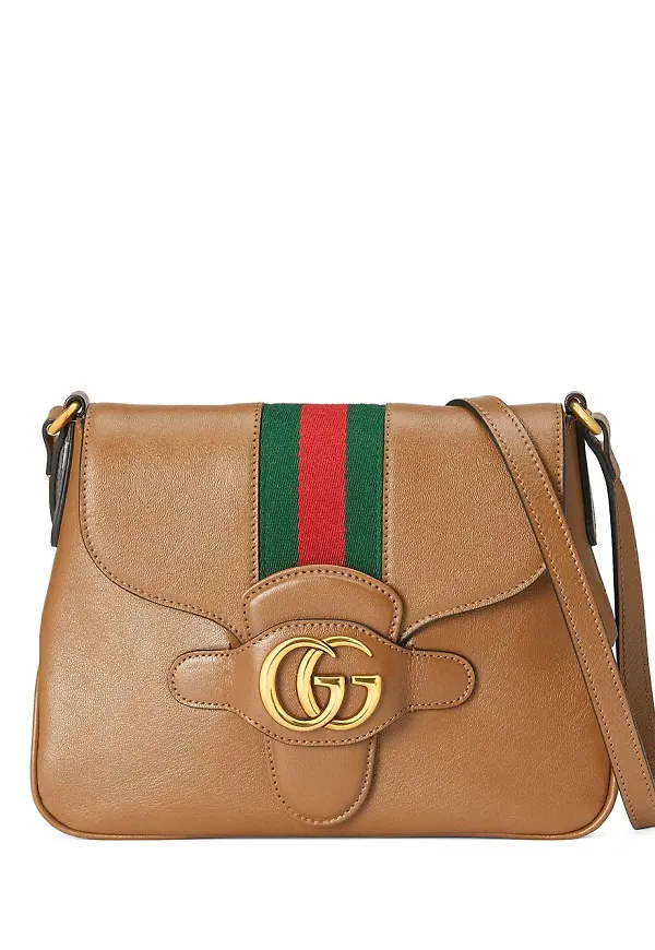 Gucci Double G liten axelremsväska - Neutral