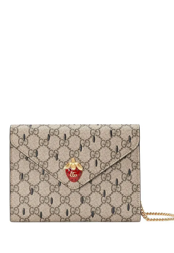 Gucci Double G liten plånboksväska - Neutral