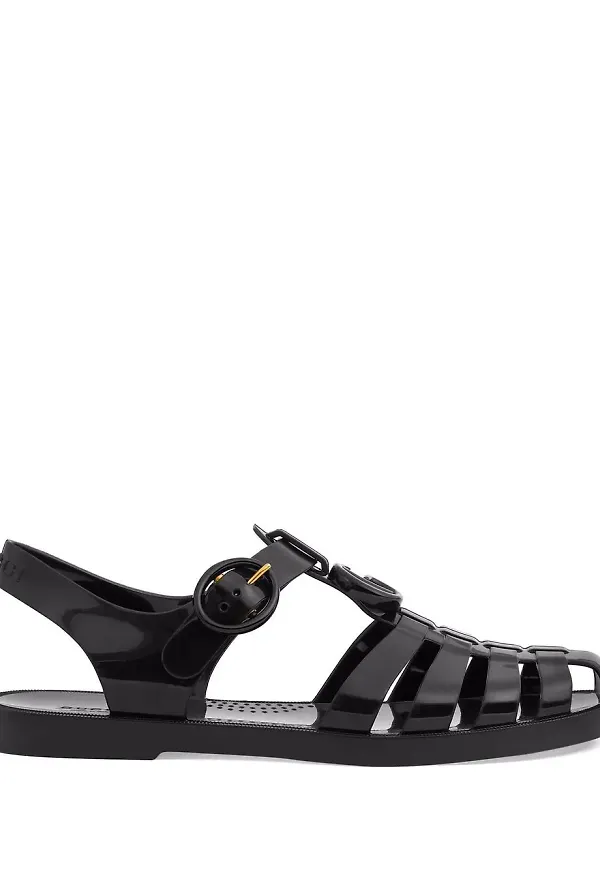 Gucci Double G sandaler - Svart