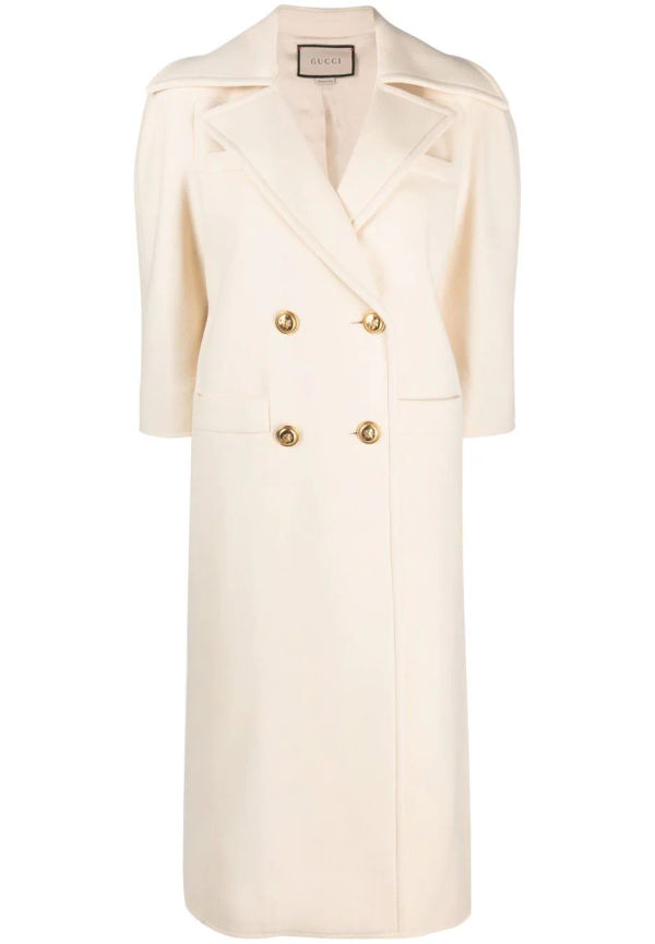 Gucci dubbelknäppt rock - Neutral