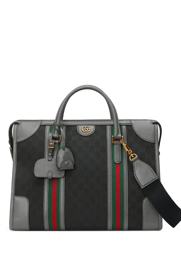 Gucci duffelväska i kanvas - Grå