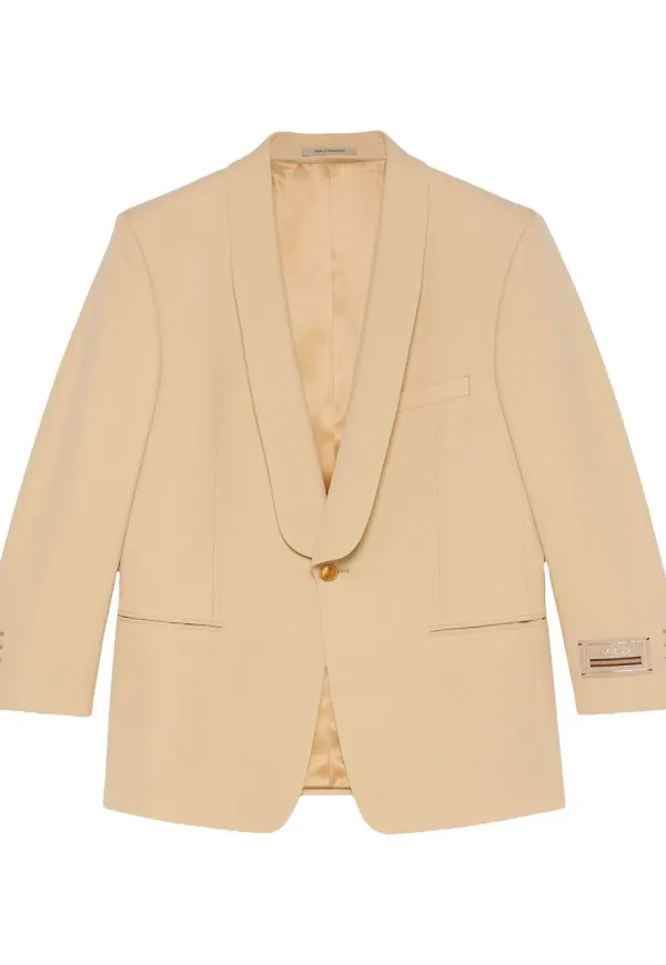 Gucci enkelknäppt jacka - Neutral