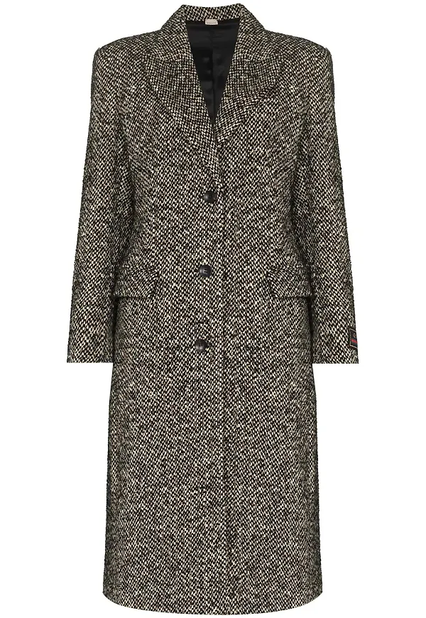 Gucci enkelknäppt kappa - Svart
