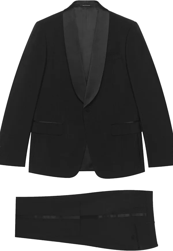 Gucci enkelknäppt kostym - Svart