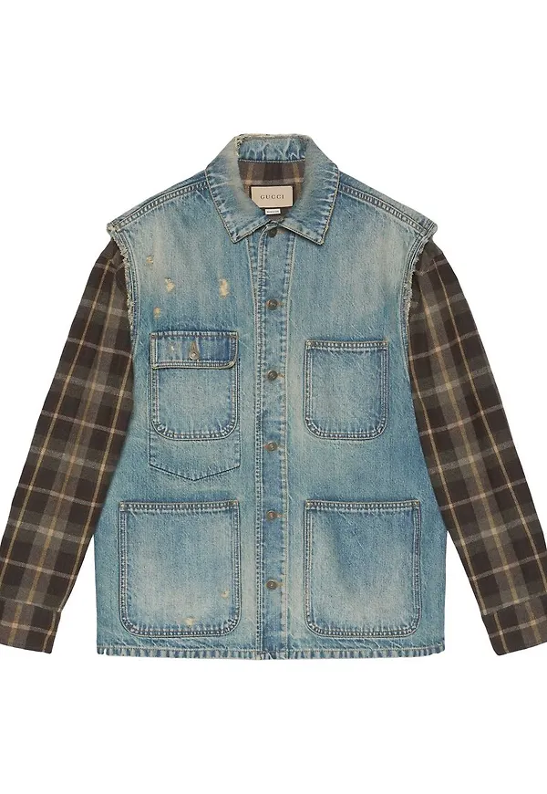 Gucci Exquisite Gucci jeansjacka - Blå
