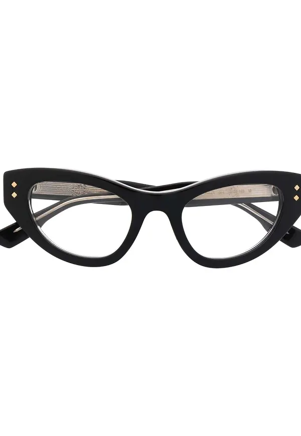 Gucci Eyewear cat eye-glasögon - Svart