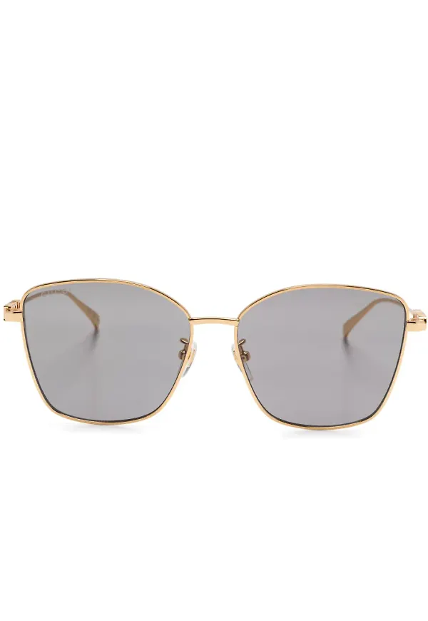 Gucci Eyewear fjärilsformade solglasögon - Guldfärgad