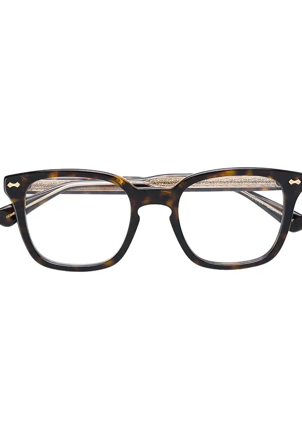 Gucci Eyewear fyrkantiga glasögon - Brun