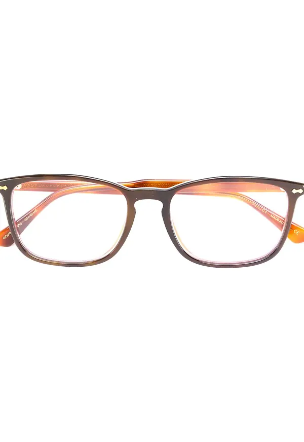 Gucci Eyewear fyrkantiga glasögon - Brun