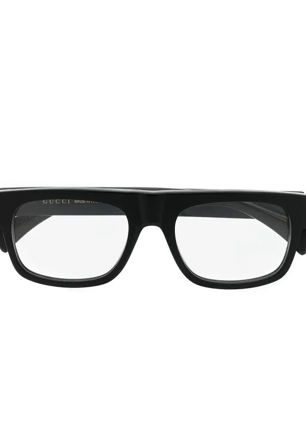 Gucci Eyewear fyrkantiga glasögon - Svart
