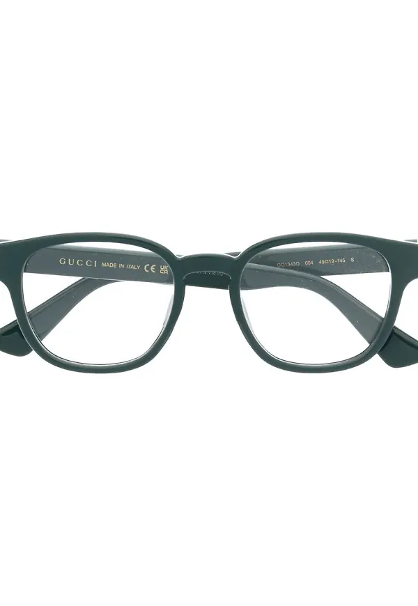 Gucci Eyewear fyrkantiga optiska glasögon - Grön