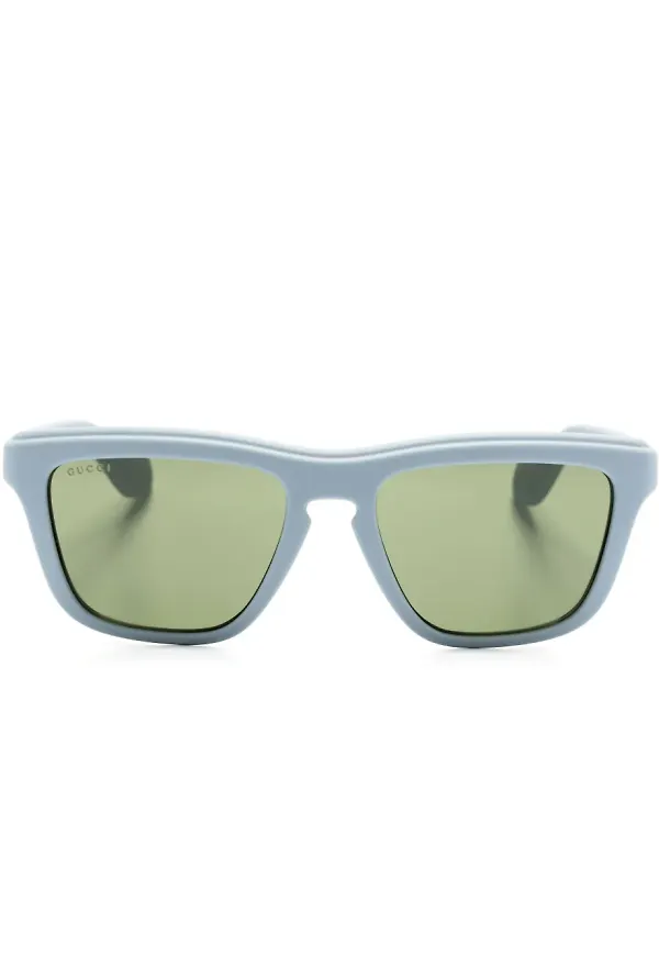 Gucci Eyewear fyrkantiga solglasögon - Blå
