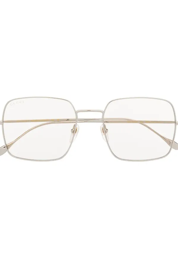 Gucci Eyewear fyrkantiga solglasögon - Silverfärgad