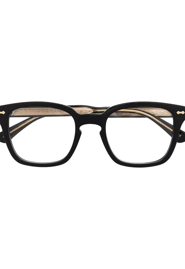 Gucci Eyewear fyrkantiga solglasögon - Svart