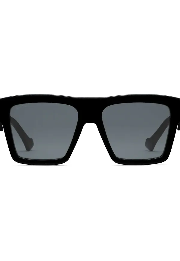 Gucci Eyewear fyrkantiga tonade solglasögon - Grå