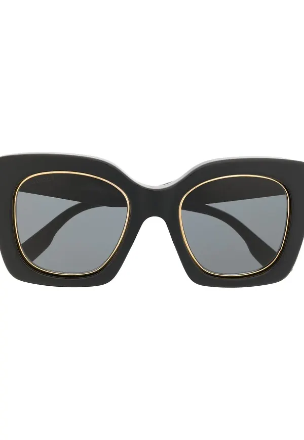 Gucci Eyewear GG1151S cat eye-solglasögon - Svart