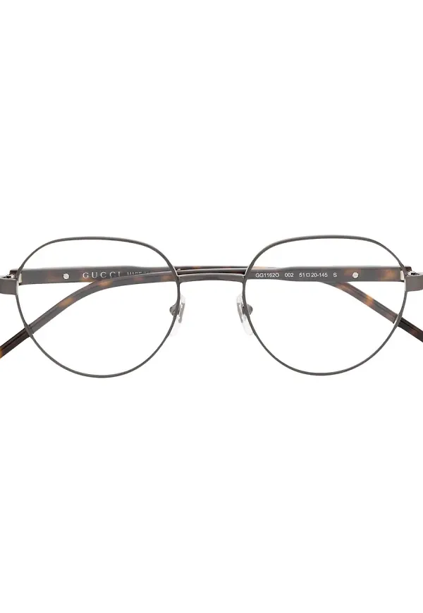 Gucci Eyewear GG1162O runda glasögon - Brun