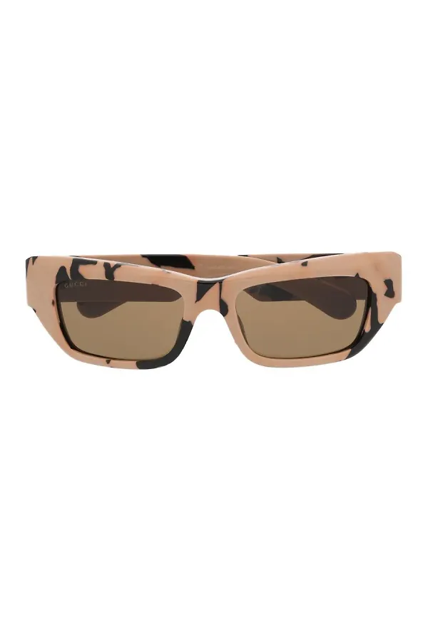 Gucci Eyewear kamouflagemönstrade solglasögon - Neutral