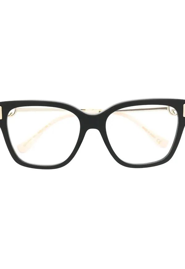 Gucci Eyewear optiska fyrkantiga glasögon - Svart