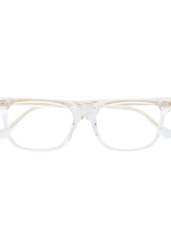 Gucci Eyewear optiska rektangulära glasögon - Vit