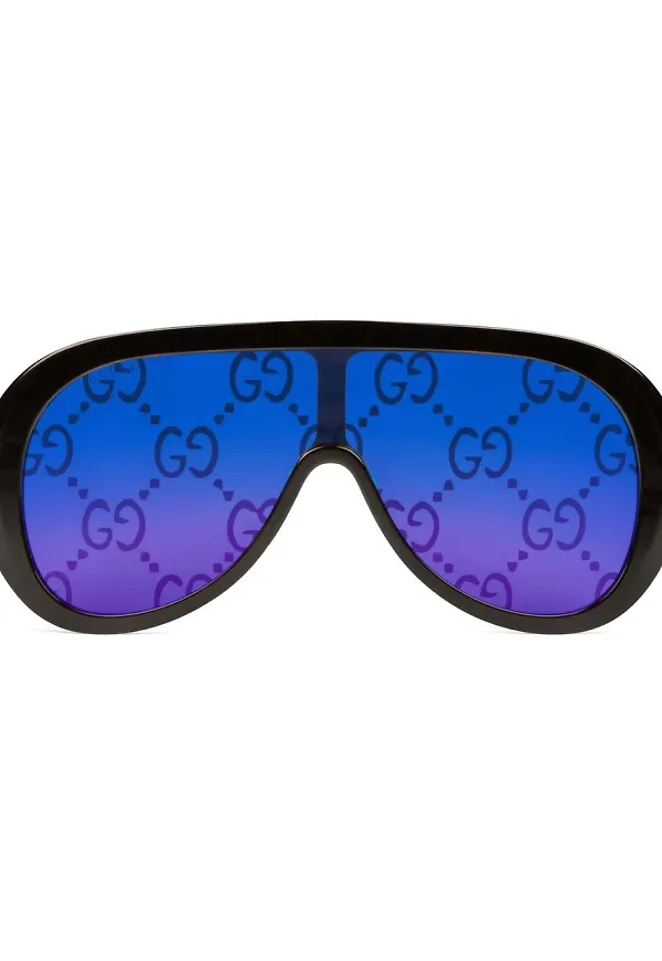 Gucci Eyewear oversize-solglasögon - Brun