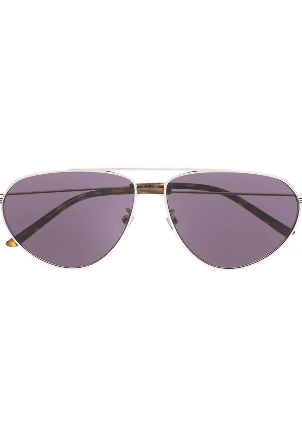Gucci Eyewear pilotsolglasögon - Brun