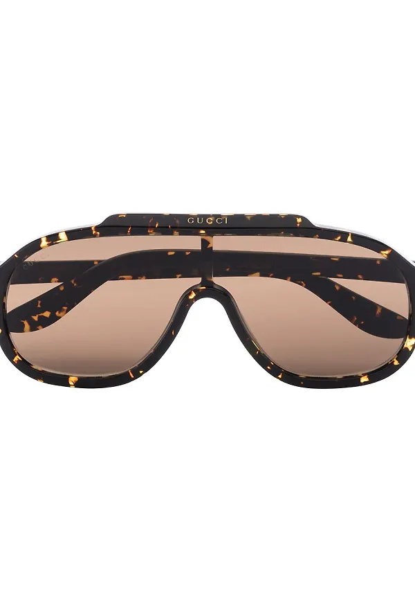 Gucci Eyewear pilotsolglasögon - Brun