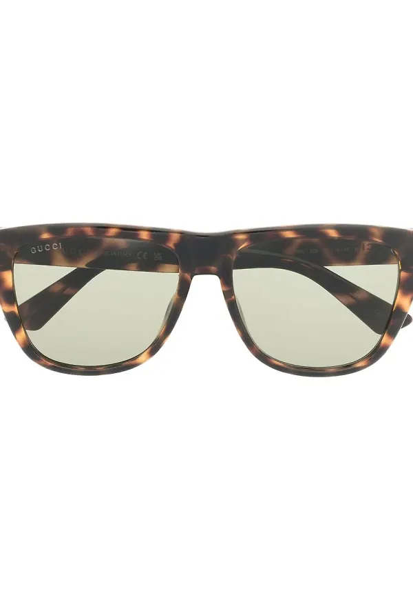 Gucci Eyewear pilotsolglasögon - Brun