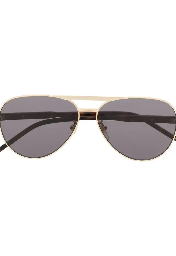 Gucci Eyewear pilotsolglasögon - Guldfärgad