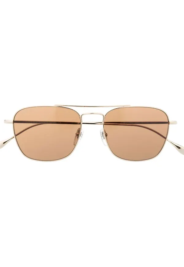Gucci Eyewear pilotsolglasögon - Guldfärgad
