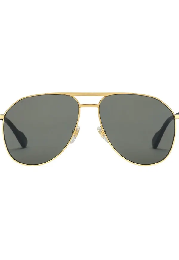 Gucci Eyewear pilotsolglasögon - Guldfärgad