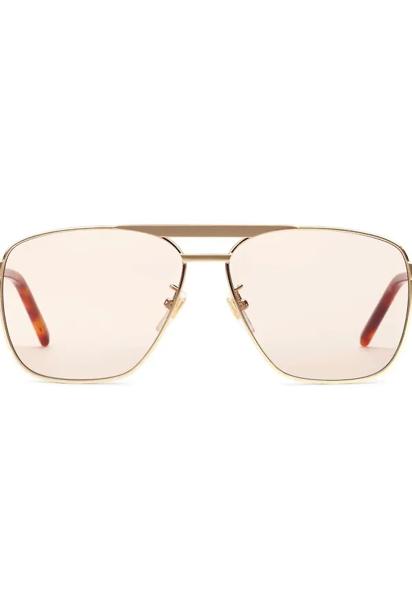 Gucci Eyewear pilotsolglasögon - Rosa