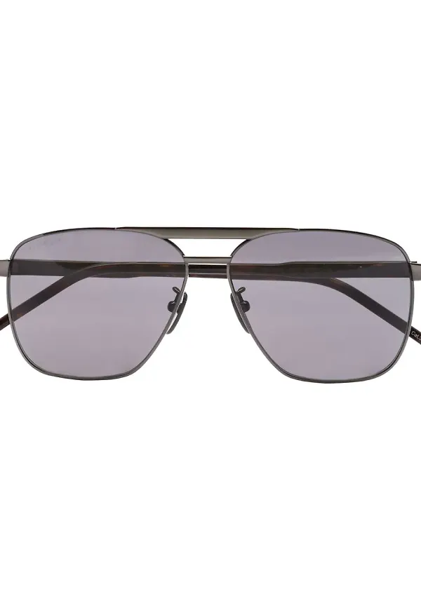 Gucci Eyewear pilotsolglasögon - Svart