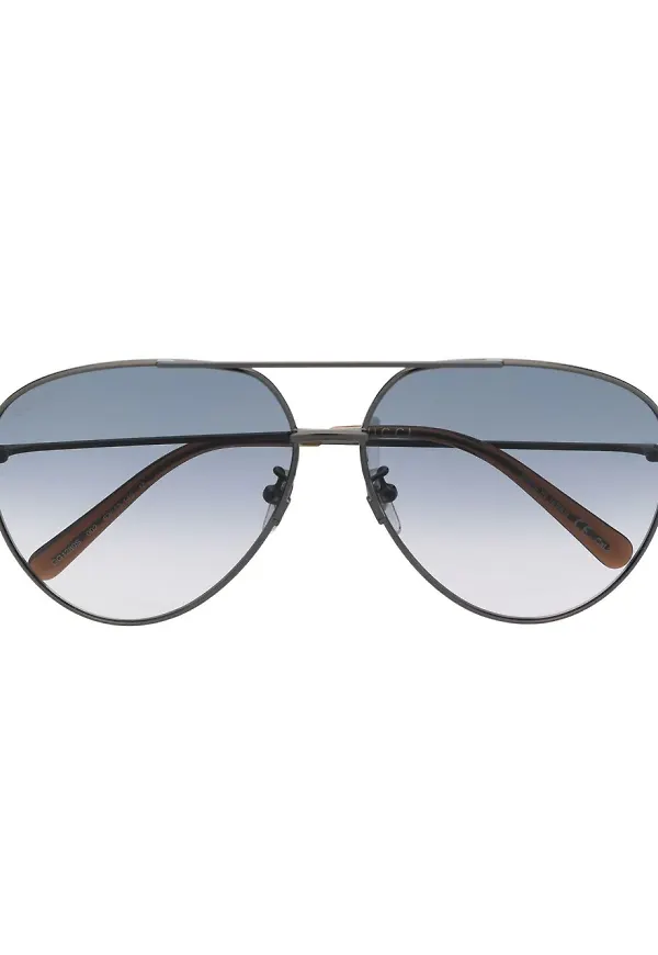 Gucci Eyewear pilotsolglasögon - Svart