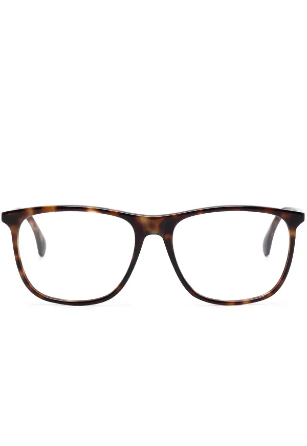 Gucci Eyewear rektangulära glasögon - Brun