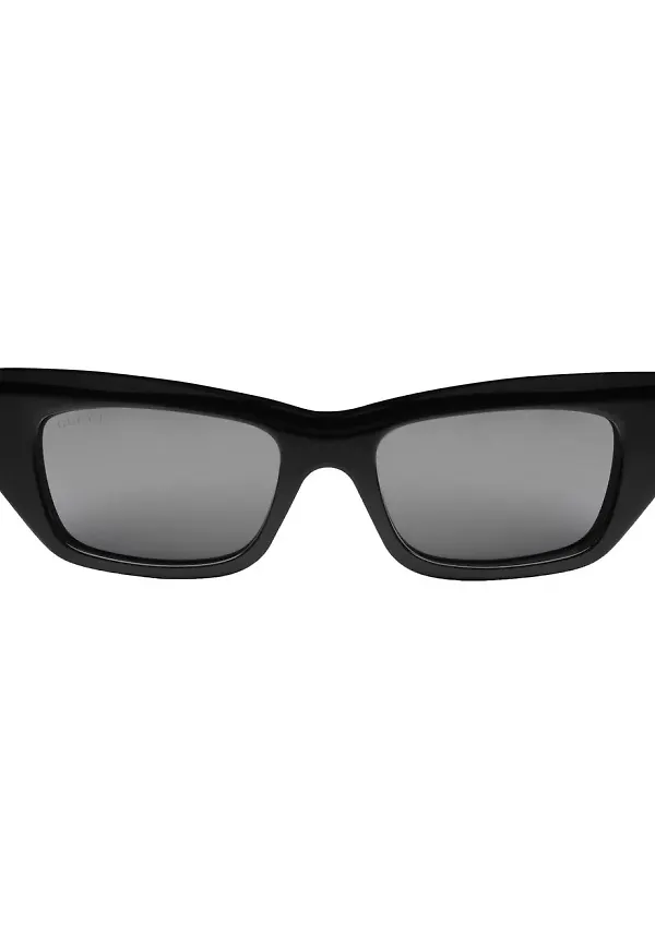 Gucci Eyewear rektangulära solglasögon - Svart