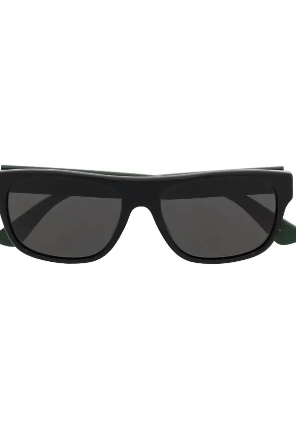 Gucci Eyewear rektangulära solglasögon - Svart