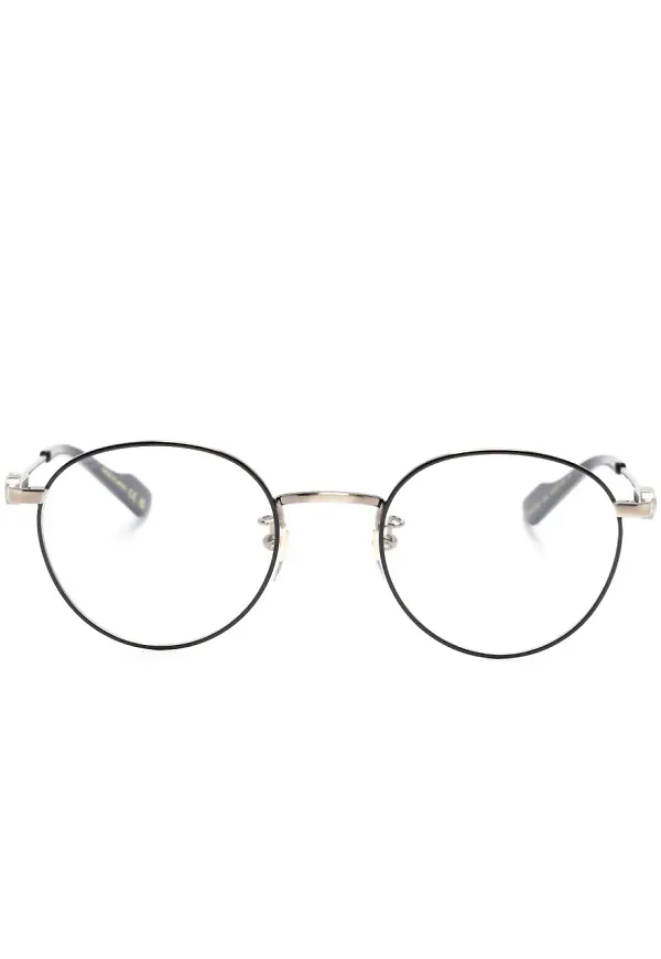 Gucci Eyewear runda glasögon - Guldfärgad