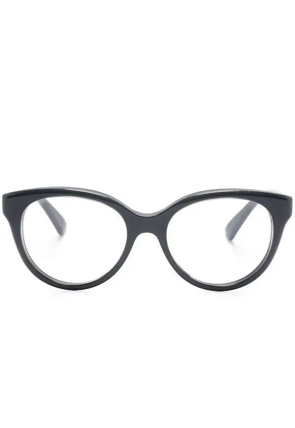 Gucci Eyewear runda glasögon - Svart