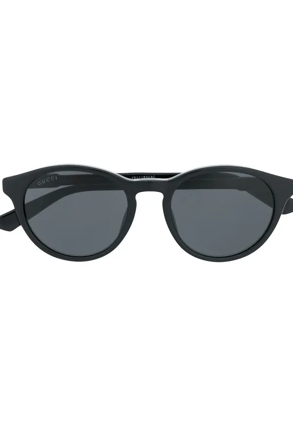 Gucci Eyewear runda solglasögon - Svart