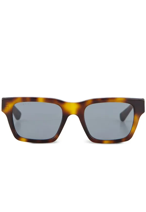 Gucci Eyewear sköldpaddsfärgade solglasögon - Brun