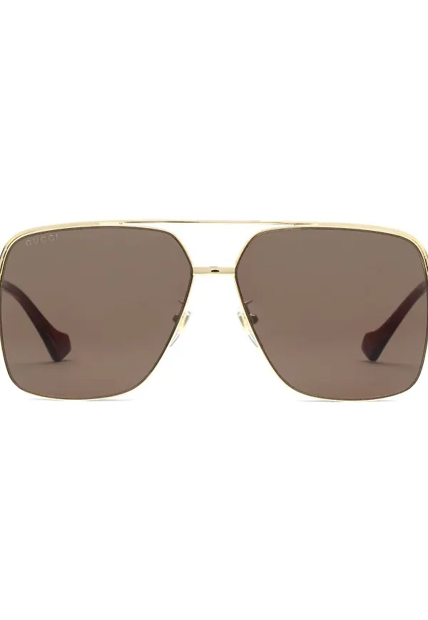 Gucci Eyewear tonade pilotsolglasögon - Guldfärgad
