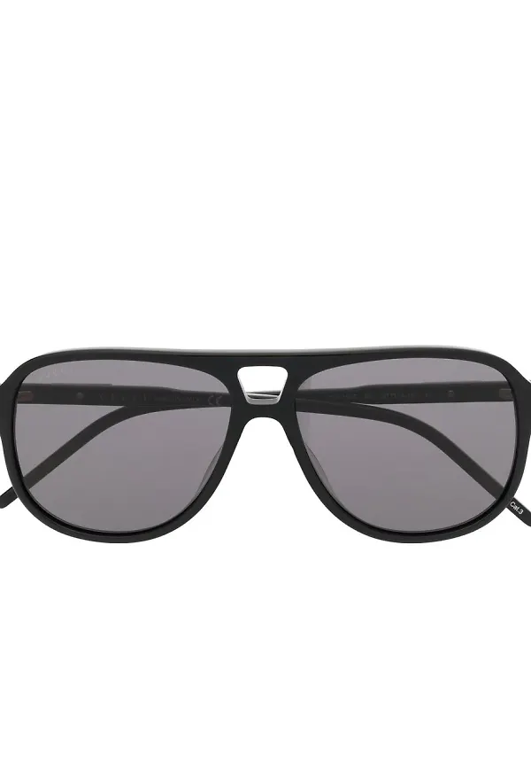 Gucci Eyewear tonade pilotsolglasögon - Svart